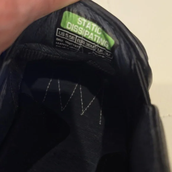 Ariat Workforce black clogs women's leather  static dissipating 5 1/2 new Shoea - Picture 6 of 8